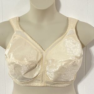 Playtex 18 Hour Bra Womens Size 42DD 4693 White Original Padded Strap Wireless